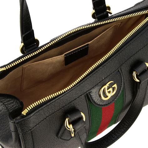 borsa gucci shopper nera grande e anche portafoglio|Borse tote Gucci da donna .